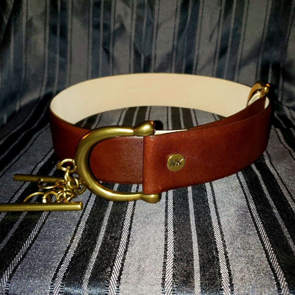 Michael Kors Brown Leather belt